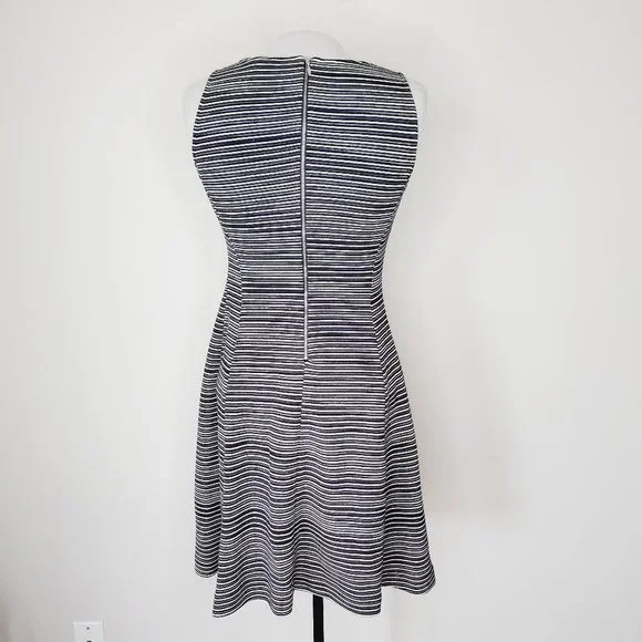 BANANA REPUBLIC Striped Fit & Flare Retro Dress - Picture 6 of 12